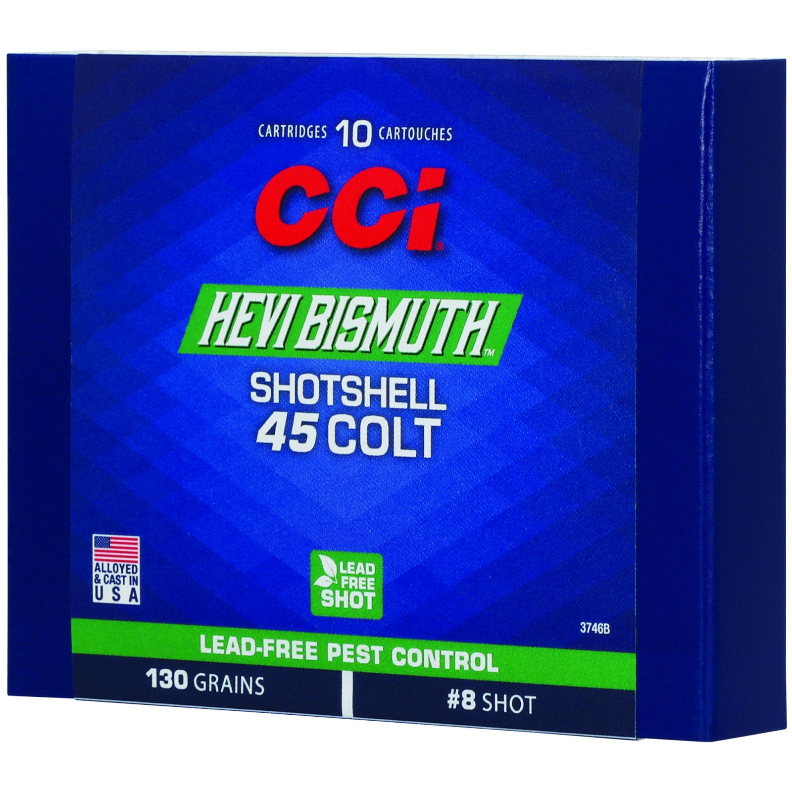 CCI 3746B HEVI-Bismuth 45 Colt 130gr Shotshell #8 Shot 10/Box - CCI - SHOTSHELL #8 SHOT