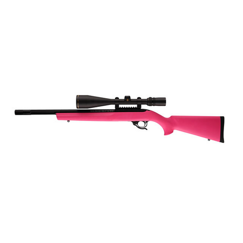 Hogue Grips 10-22 Rubber Over-molded Stock with Standard Barrel Channel Pink 22700