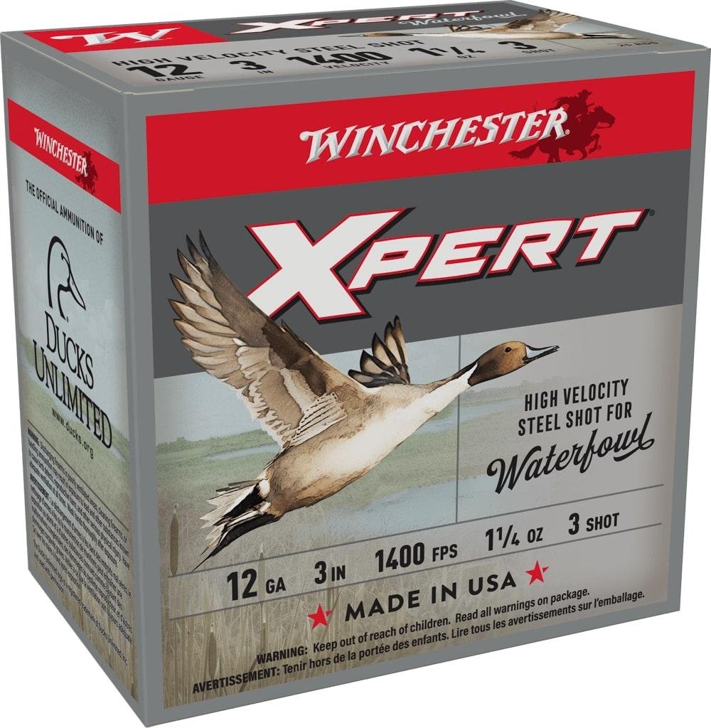 Winchester Ammo Super X Xpert High Velocity 12 Gauge 3" 1 1/4 oz 1400 fps 3 Shot 25 Bx/10 Cs - Winchester - 12 Gauge