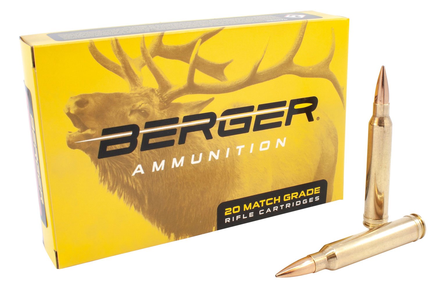 Berger Bullets 70020 Hunting 300 Win Mag 185 Gr Cl - Berger Bullets - HYBRID BOAT TAIL