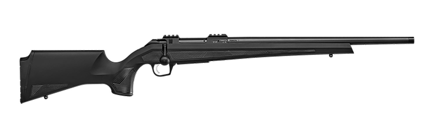 CZ 600 Plus Alpha Rifle 243 Win 20 in. Black w/ Pic Rail & Threaded 5 rd - CZ-USA - 243 Win