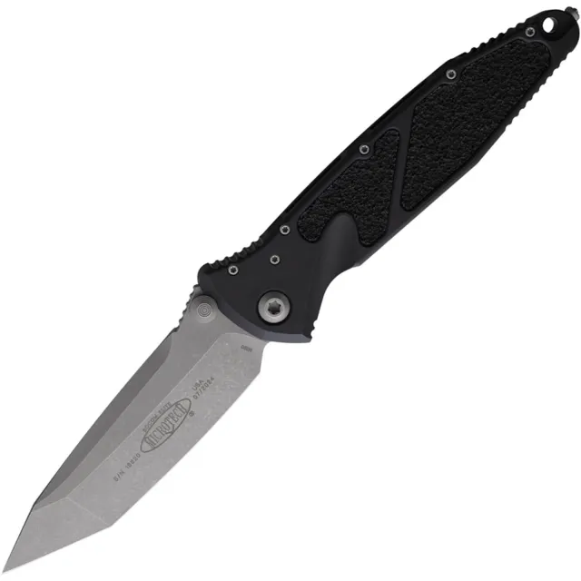 Microtech Socom Elite 161-10AP 3.98 In Apocalyptic Black Aluminum Handle