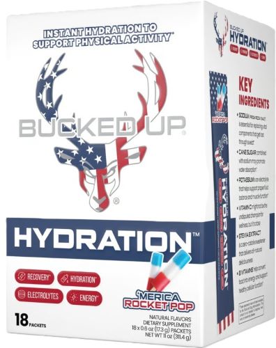 Bucked Up Hydration 2.0 Rocket Pop 18ct Box