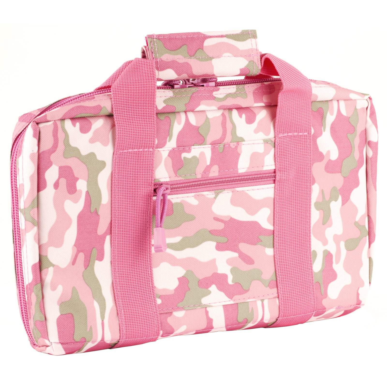 NcStar Discreet Pistol Case Nylon Pink Two Padded Handgun Compartments Six - NcSTAR