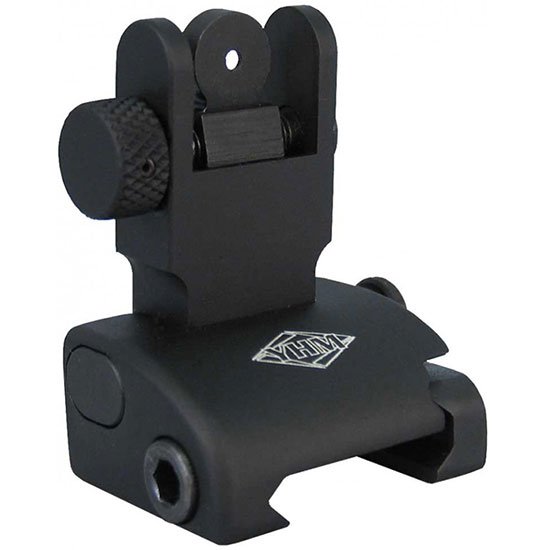 YHM AR15 QDS Rear Sight - Aircraft Quality Aluminum, Automatic Deploy