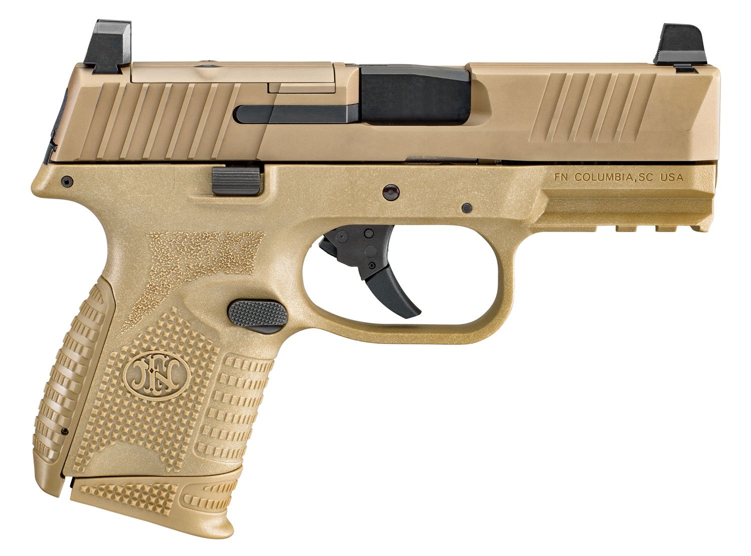 FNH USA FN 509 Compact MRD 9mm 3.7" Barrel FDE 10-Round Mags - FN America - 9mm