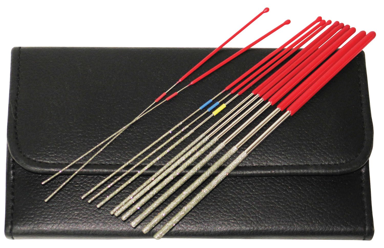 RamRodz 60021 Pro-Series Micro File Set Diamond Coated 9" 12-Pack