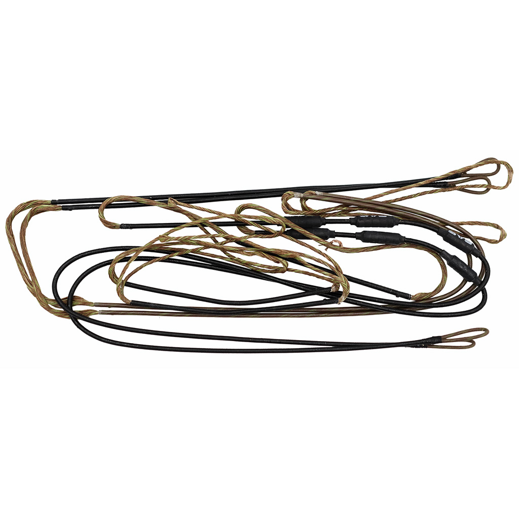 GAS Ghost XV String and Cable Set Camo w/ Black Serving Prime Black 3