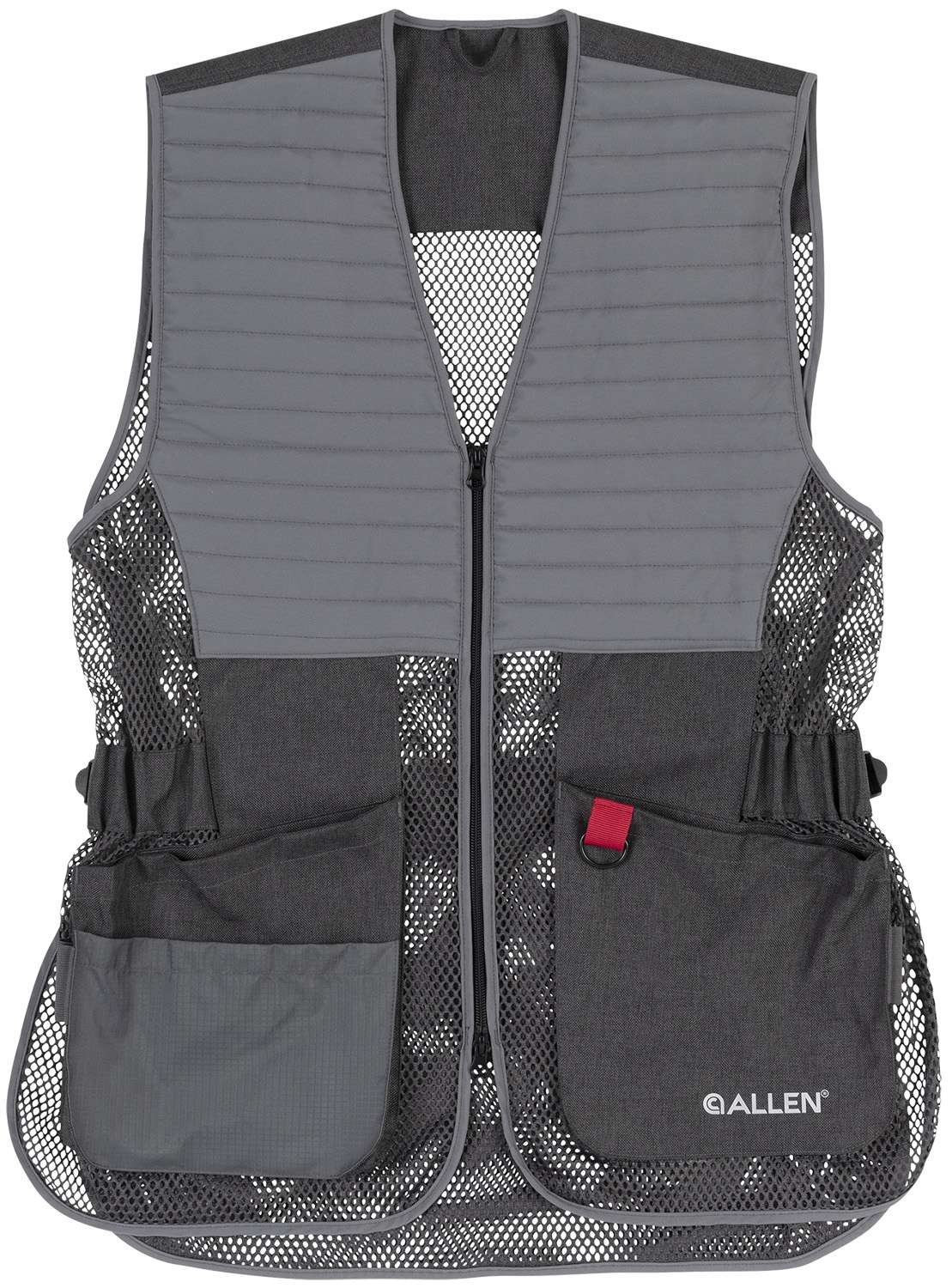 Allen 7910 Competitor Shooting Vest Med/Lrg Grey Burlap/Fabric - Allen Company
