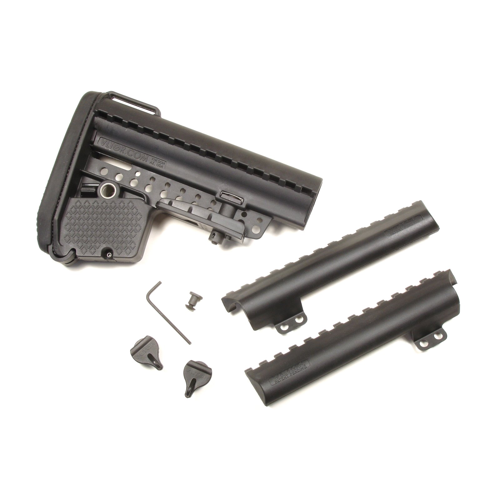 VLTOR Weapon Systems E-MOD Mil-Spec Stock Fits AR Rifles Black