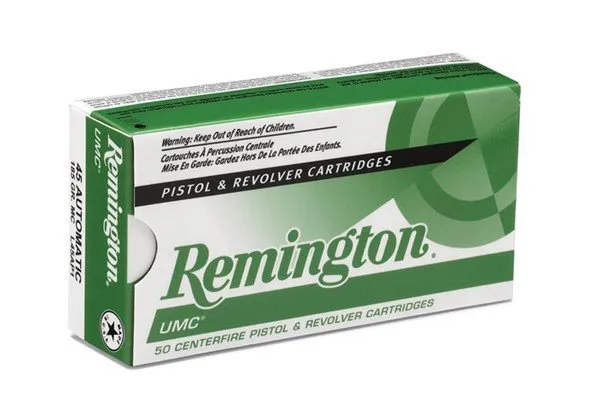 Remington Ammunition 23818 UMC Target 45 ACP 185 gr Full Metal Jacket (FMJ) 50 Per Box - View 3