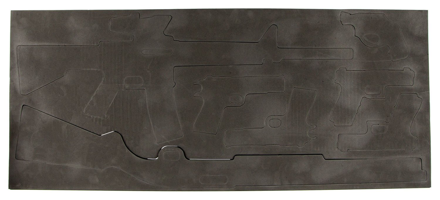 Hornady 98251 Security Foam Gun Sheet 40x18x1.2 - Enhance Your Safe Storage - Horn Hunter - BLACK