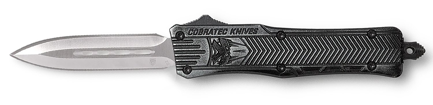 CobraTec Knives SSWCTK1SDAGNS CTK-1 Small 2.75" OTF Dagger Plain D2 Ste... - CobraTec Knives - DAGGER