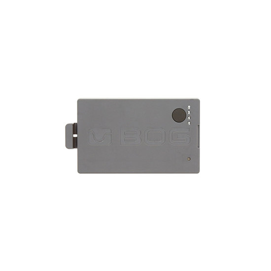 BOG 1116329 Omnipotence Rechargeable Li-Ion Camera Battery Pack, USB Port, LED Indicator, Gray