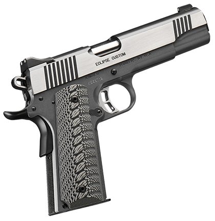 Kimber 3000239 Eclipse Custom 10mm Pistol, Tritium Sights, 8rd, G-10 Grips