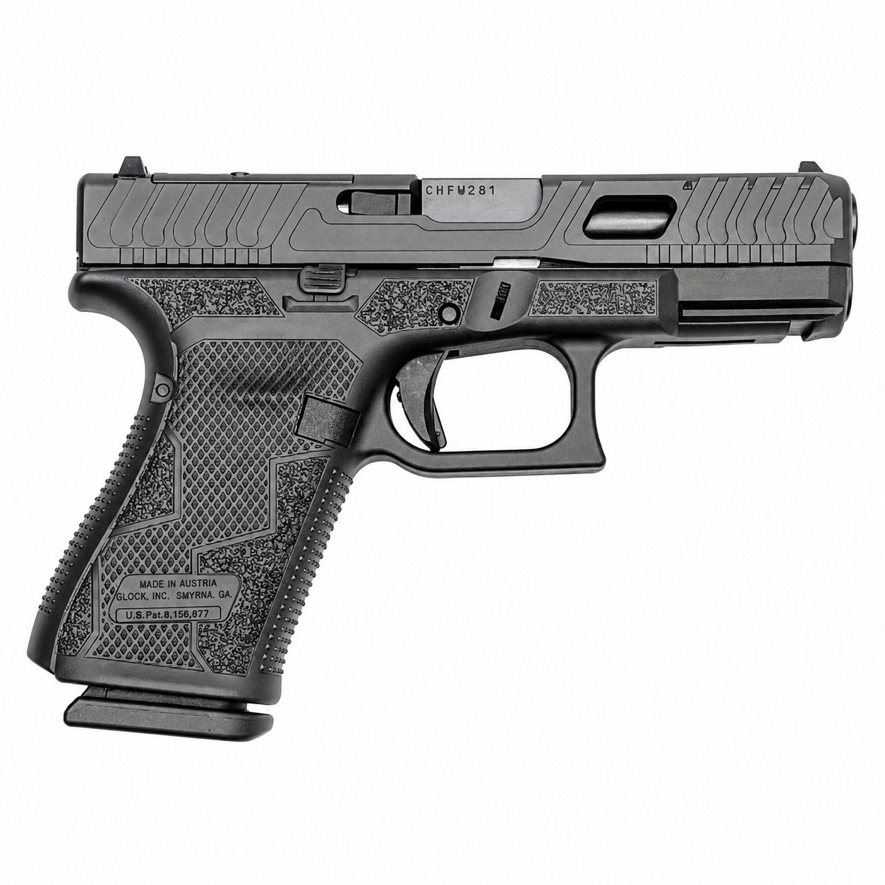 Buy Shark Coast Glock 19V 9mm 15Rd Black Quad Port Tactical online