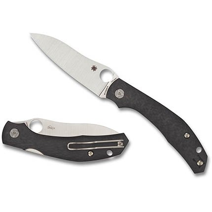 Spyderco C241CFP Kapara S30V Carbon Fiber Compression Lock Knife - SPYDERCO