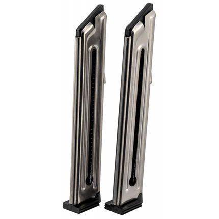 Ruger Mark IV/Mark III 22 Long Rifle 10-Round Magazines 2-Pack Md: 90645 - Ruger - 22 LR