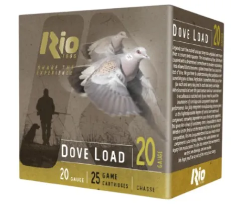 Buy Rio Ammunition RDL2075 Dove 20ga 2.75 In 7/8oz #7.5 250/Cs online