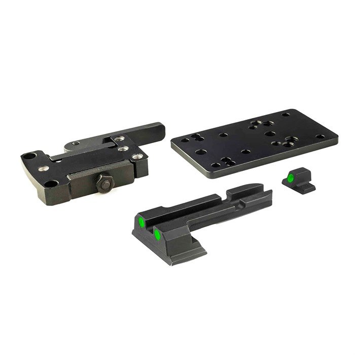 Mepro Light 88071500 MicroRDS QD Adapter with Backup Sights for Glock
