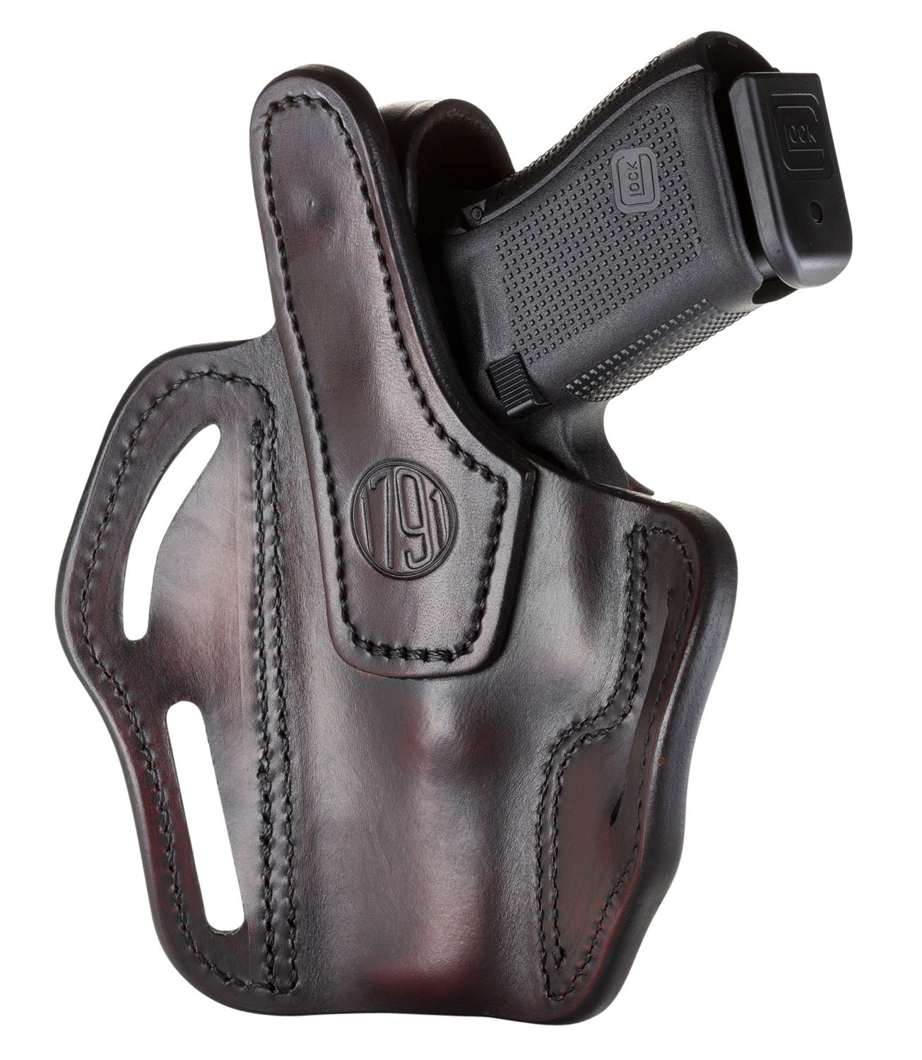 1791 BHX Thumb Break Belt HOL OWB MULT-Fit RH GLK - 1791 Gunleather - SIGNATURE BROWN