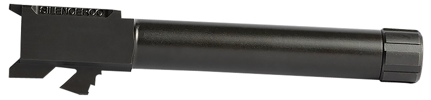 SilencerCo AC2024 Threaded Barrel 5.10" 45 ACP Black Nitride Steel - SilencerCo - 45 ACP