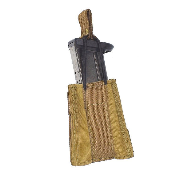 TacShield T3606CY Single Speed Load Pistol Molle Pouch, Coyote