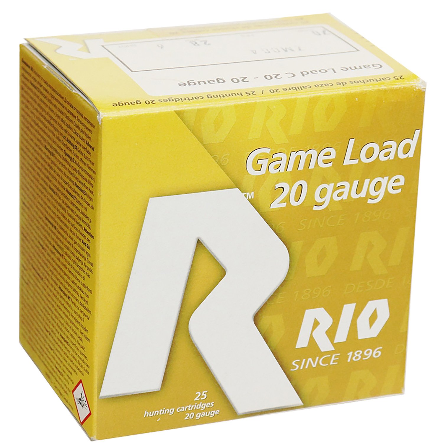 Rio Ammunition RC20MGN6 Game Load 20Gauge 3" 1 1/4oz 6Shot 25 Per... - Rio Ammunition - 20 Gauge