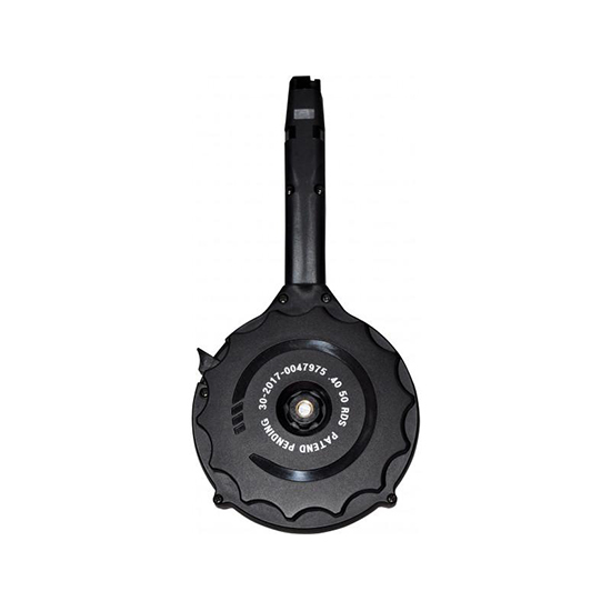 RWB Glock 40SW 50rd Black Polymer Drum Magazine
