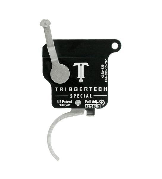 TriggerTech R70SBB13TBP Rem 700 Special Pro Single Stage Trigger Black - Triggertech