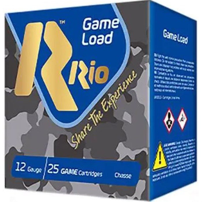 RIO OUTDOORS CORP. GAME LOAD 36 12GA 3-3/4" 1-1/4OZ #8 SHOT 25/BOX