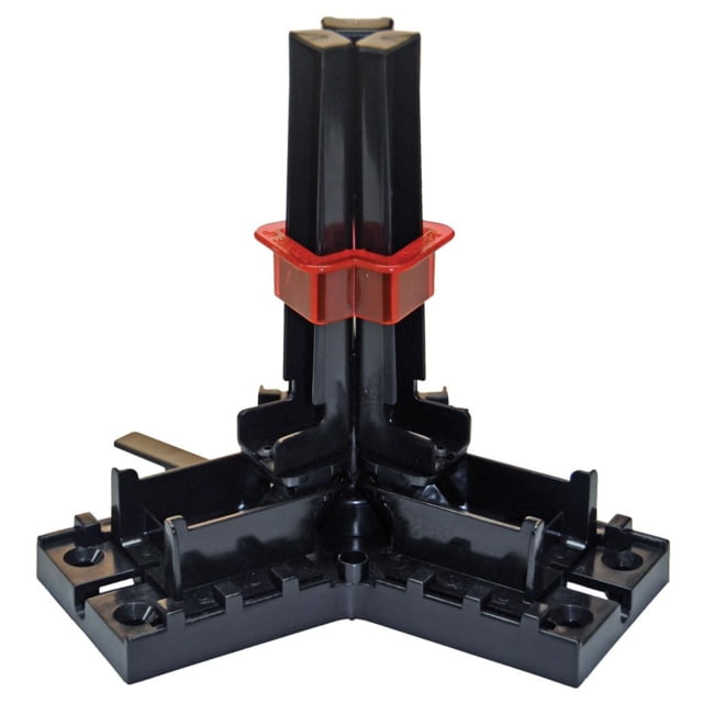 Bohning Tower Fletching Jig Helix 12962 - Black, Vertical fletching jig for arrows up to 23/64" OD, 3 vanes on 3 deg right helical, up to 2" length. - Bohning