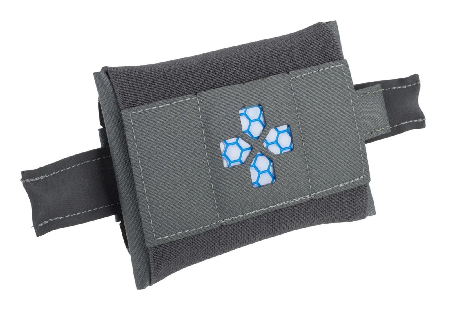 Blue Force Gear Micro Trauma Kit NOW! MOLLE Mounted Helium Whisper Empty (no medical contents) Wolf Gray - Blue Force Gear