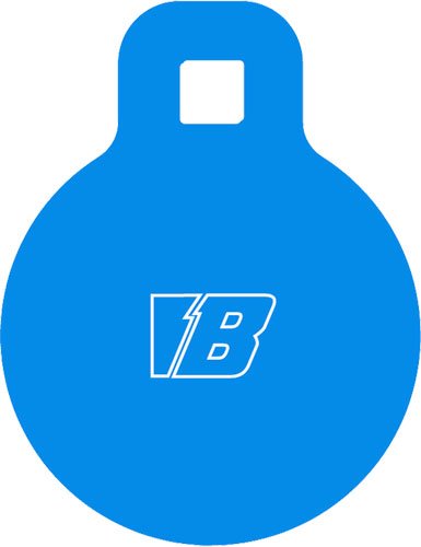 Bash Target 67 AR500 4" Round Gong Target 1/2" Thick