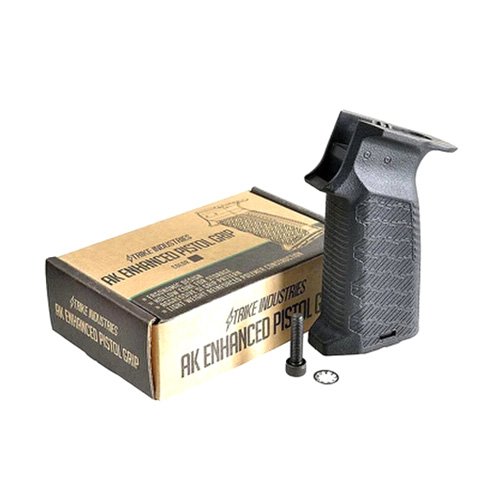 Strike Industries AK-47 Enhanced Pistol Grip Black 4.6 Oz - Strike Industries