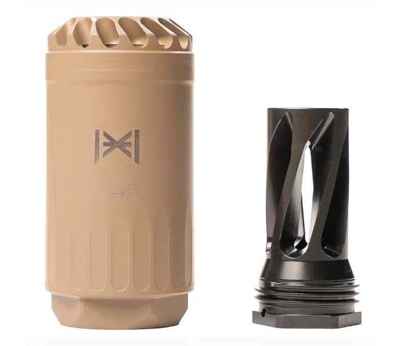 Huxwrx 3064 Blastphemy+ Muzzle Device, 5.56/.223, Black Nitride Finish