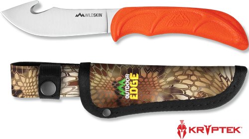 Buy Outdoor Edge WS10C WildSkin 4" Gut-Hook Knife with Sheath online