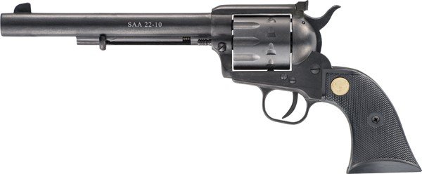 Chiappa CF340182 SAA 1873 Revolver 17 HMR 10-Shot 7.5" Blued Steel Barrel