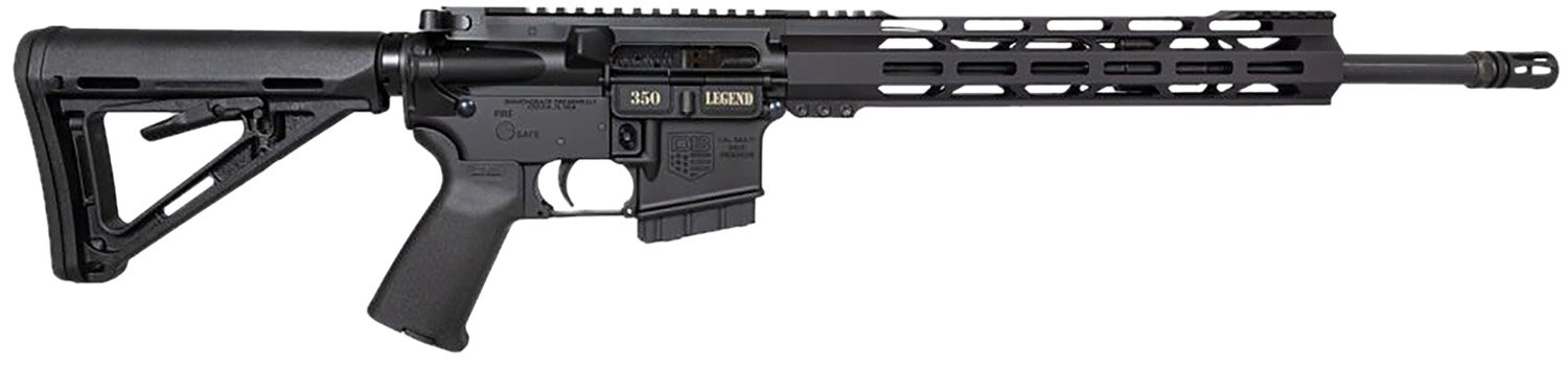 DiamondBack DB1718T002 DB15 350 Legend 5+1 16" Black Magpul MOE Stock