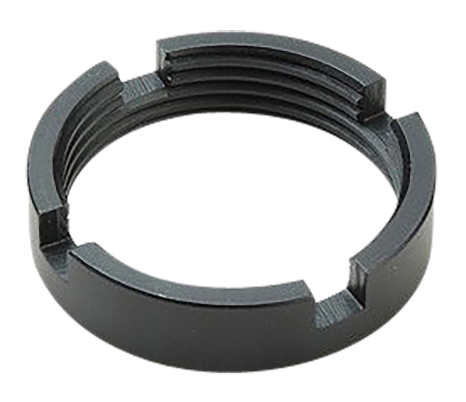 Ergo 4971B Castle Nut Steel Black for AR-Platform - Ergo Grip