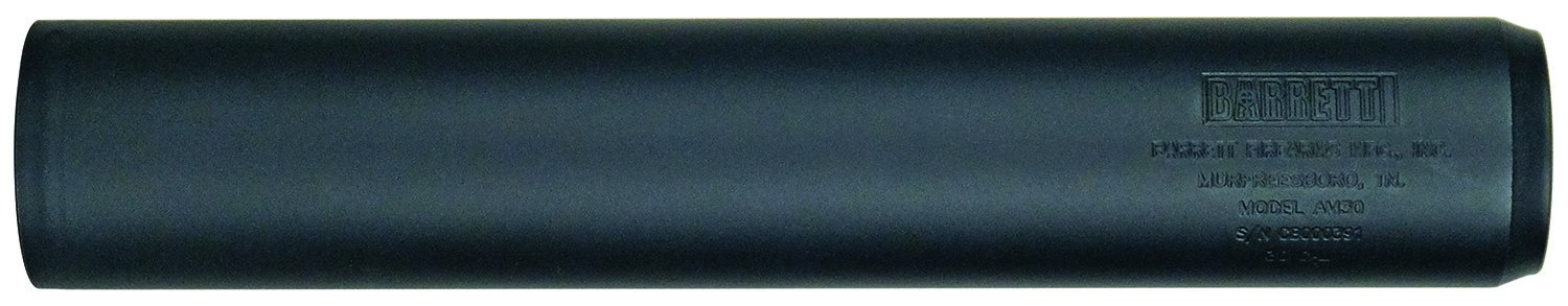 BARR AM 30 Black Titanium Suppressor, 1.50" Diameter, 8.30" OAL, 5/8"-24 tpi - Barrett - 30 CAL