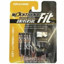 Nockturnal NT315 Lighted Nocks Orange 3-Pack Universal Fit