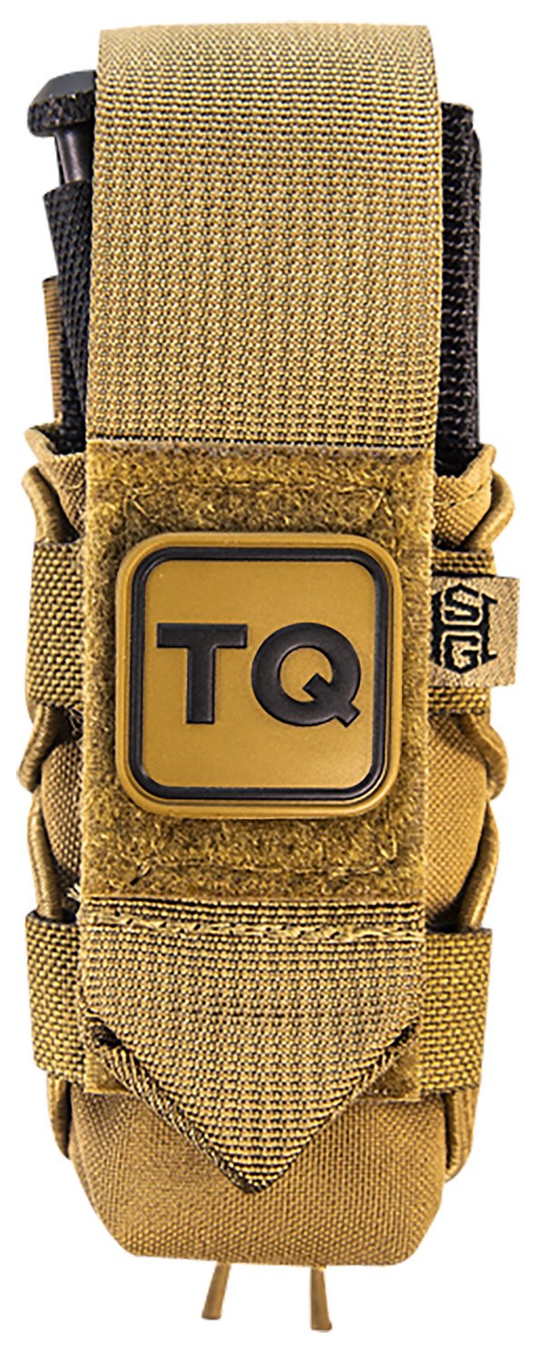 High Speed Gear 11TQ00CB Tourniquet TACO Coyote Brown Nylon MOLLE Pouch - HSGI - COYOTE BROWN