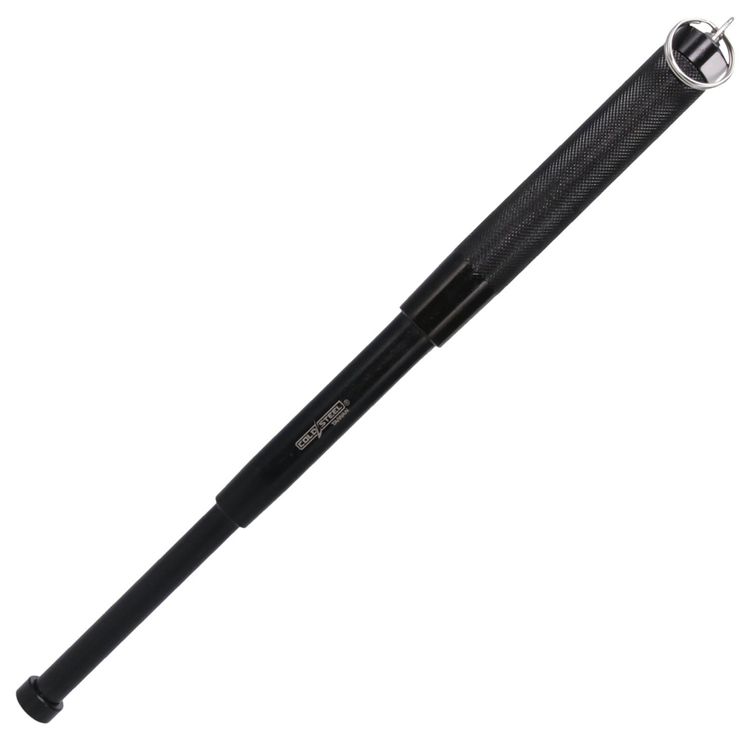Cold Steel Expandable Baton, 12-Inch Length, Black Steel Material, Lightweight, Easy Deployment, BT-12 Model - Cold Steel