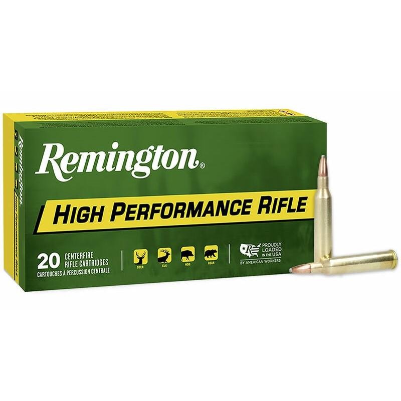 Remington .220 Swift High Performance Rifle Ammo - 50 Grain PSP, 20 Rounds, Brass Cased, 3780 fps Velocity