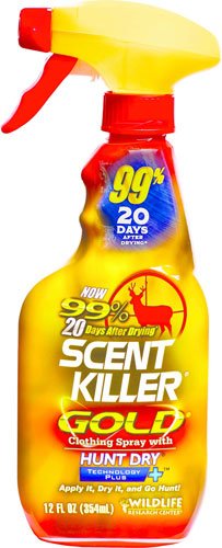 Wildlife Research 1252 Scent Killer Gold Spray 12oz, 6-Pack