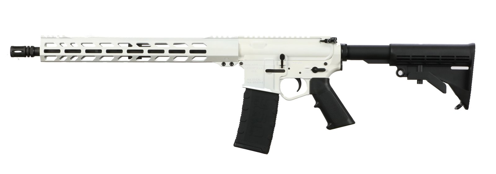 Wise Arms WA-15B 16" Rifle 223 Rem/5.56 NATO White Cerakote 30+1