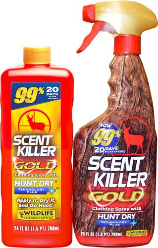 Wildlife Research 1259 Scent Killer Gold Spray Combo 3-Pack 2x24oz