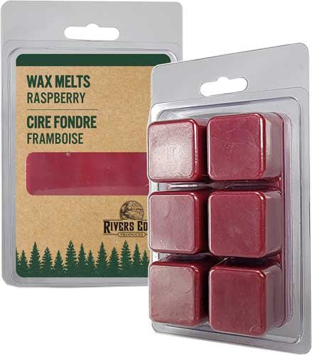 Rivers EDGE MELT WAX 2.5OZ RASPBERRY FOR CANDLE WARMER - Rivers Edge