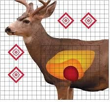Pro-Shot Mule Deer Sight In Target 25 x 25 5/ct - Pro-Shot Products